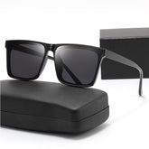 Polarized Square Sunglasses With Flat Tear Film For Men